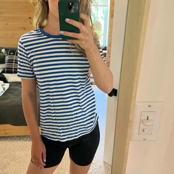 JJXX Blue striped tee - Picture 3 of 3